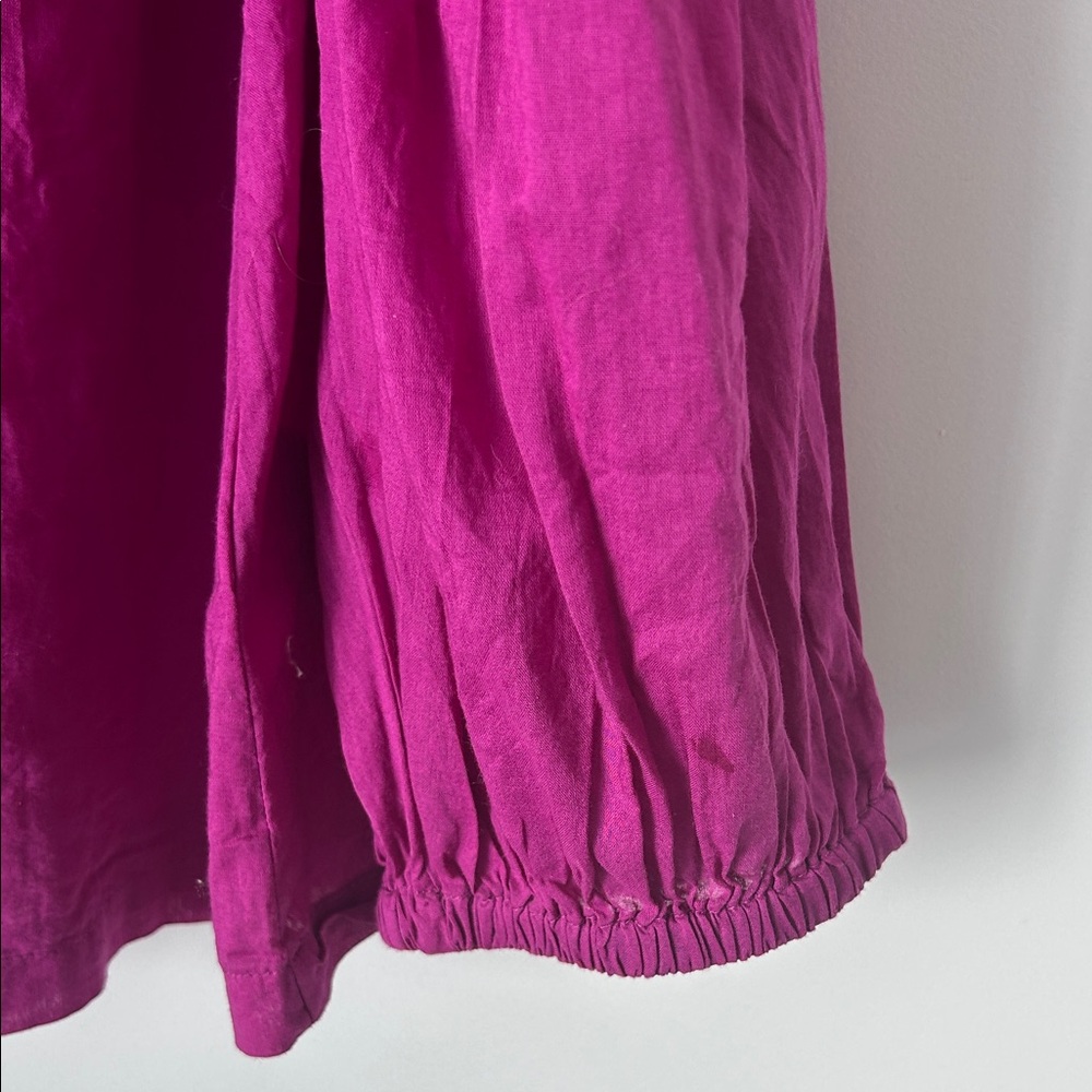 FARM rio for Anthropology Cotton Magenta Top Size Small - Picture 6 of 13